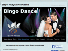 Tablet Screenshot of bingodance.pl